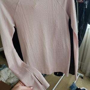 Lululemon restless pullover size 6 blissful pink!